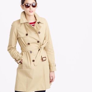 J. Crew Khaki Classic Trench Coat